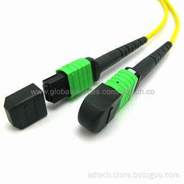 MPO MTP Patch Cord Cable, SM APC 12 Fibers